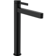 Детальная картинка товара «смеситель для раковины hansgrohe finoris 260, со сливным клапаном push-open 76070670, матовый черный»
