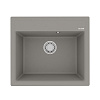 Кухонная мойка Lemark HANKA 570 врезная из кварцгранита, грей 9910015