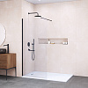Душевая перегородка RGW Walk In WA-010B 1200 мм 351001012-14 черный, Easy Clean