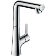 Детальная картинка товара «смеситель для раковины hansgrohe talis s с поворотным изливом и сливным гарнитуром, хром 72105000»