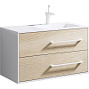 Тумба под раковину AQWELLA Miami 90см Mai.01.09/R подвесная, дуб сонома