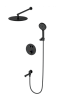 Душевая система Wonzon &amp; Woghand с термостатом, встраиваемая, черный матовый (WW-88929010-MB)